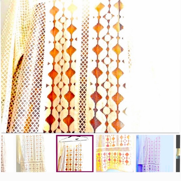 BCBG fully lined unique crochet, classic style L/S dress. Elegant & flirty. - Picture 6 of 9